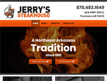 Tablet Screenshot of jerryssteakhouse.com